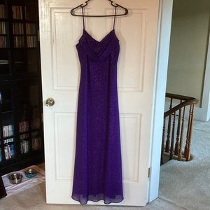 Purple formal dress